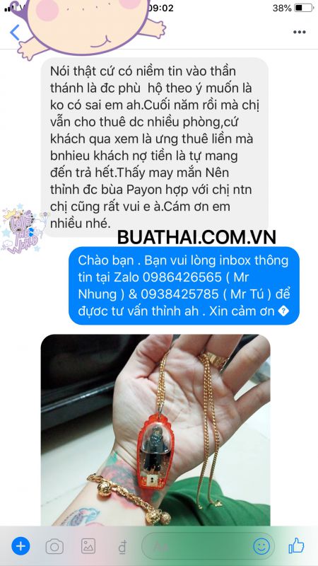 KHÁCH KHEN VÀ CẢM NHẬN BÙA HUN PAYON