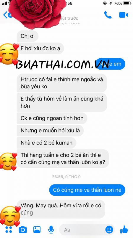 CẢM NHẬN BÙA MẸ NGOẮC VÀ BÙA YÊU THÁI LAN